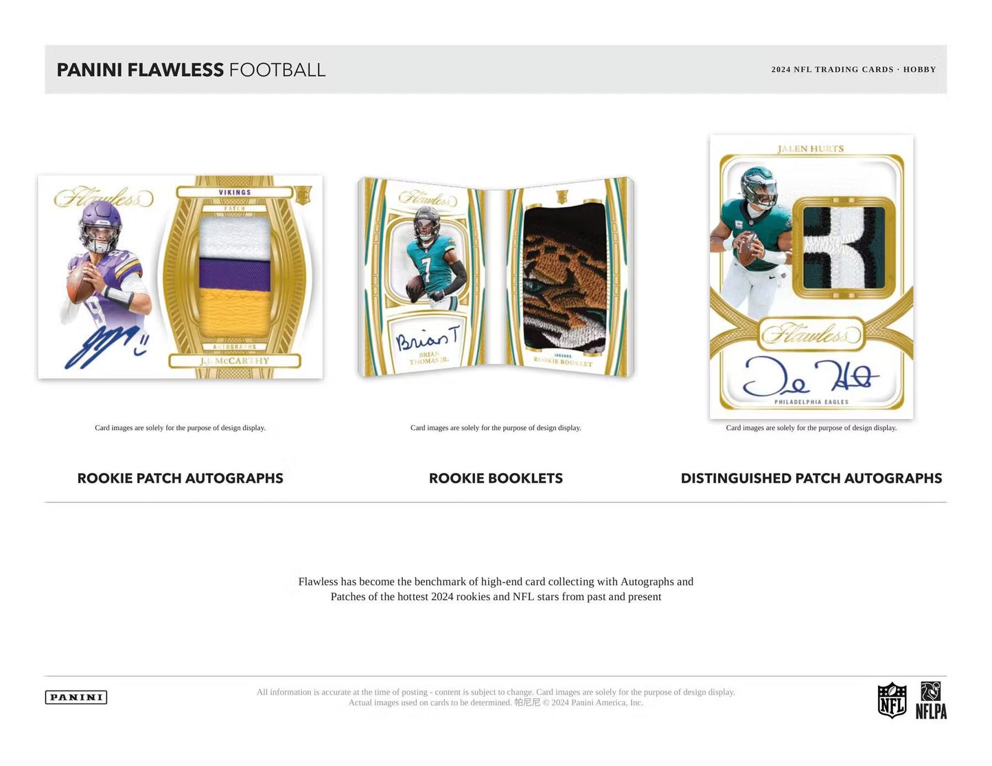 2024 Panini Flawless Football Hobby 2 - Box Case - Columbia Hobby - Sports Card Boxes - Toploaders - Card Savers