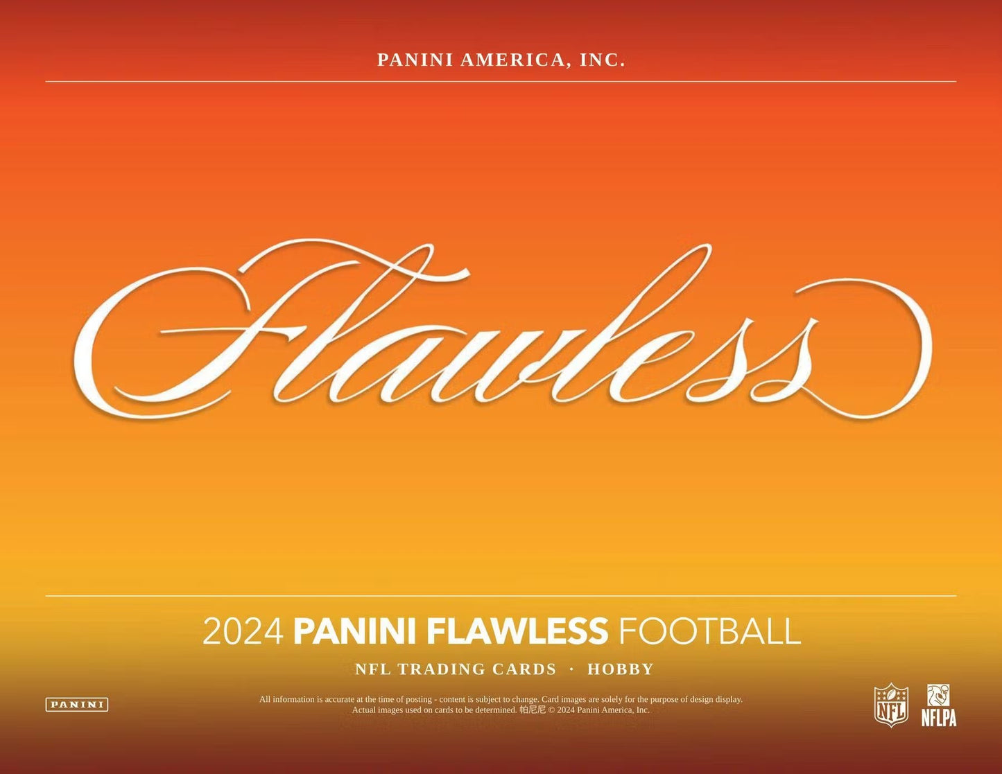 2024 Panini Flawless Football Hobby 2 - Box Case - Columbia Hobby - Sports Card Boxes - Toploaders - Card Savers