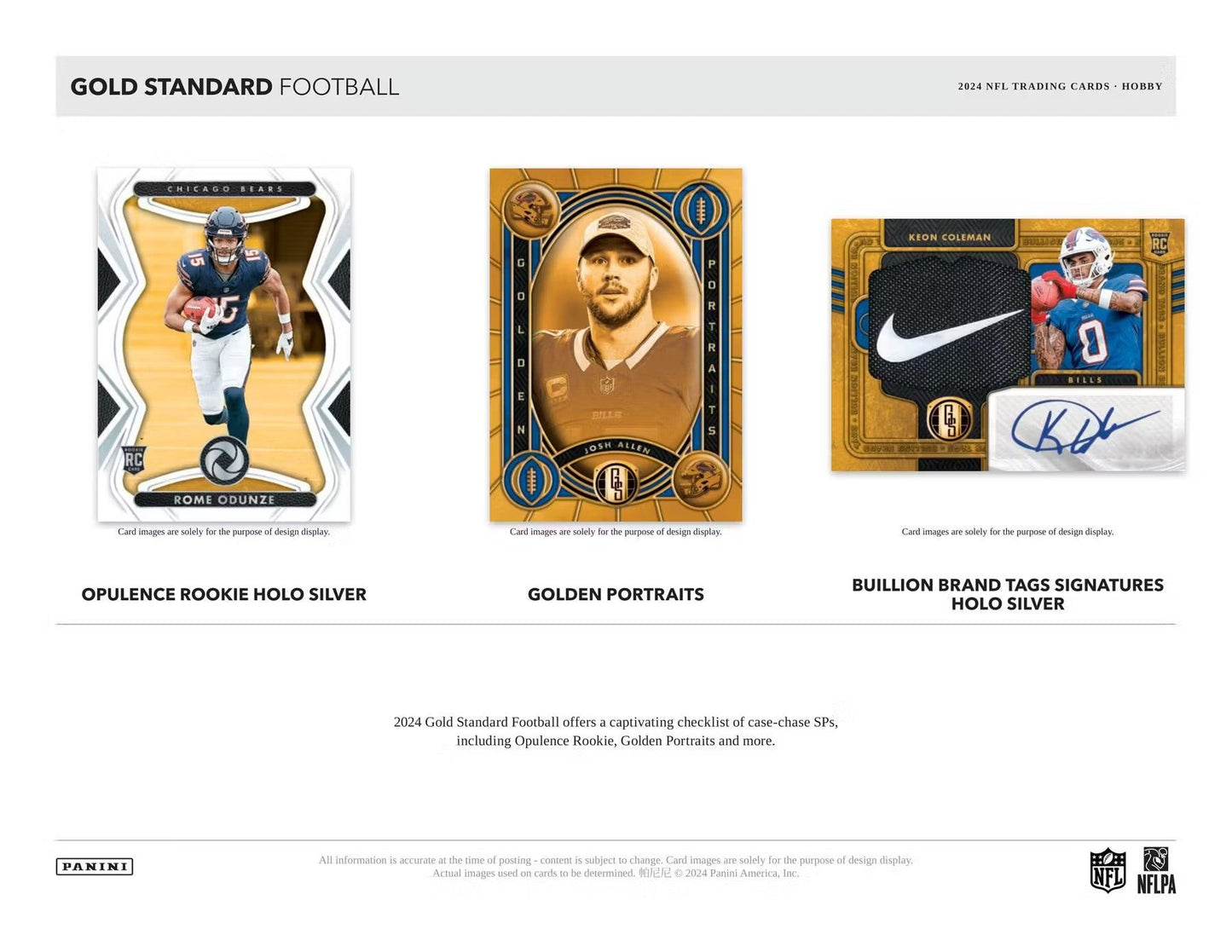 2024 Panini Gold Standard Football Hobby Box - Columbia Hobby - Sports Card Boxes - Toploaders - Card Savers