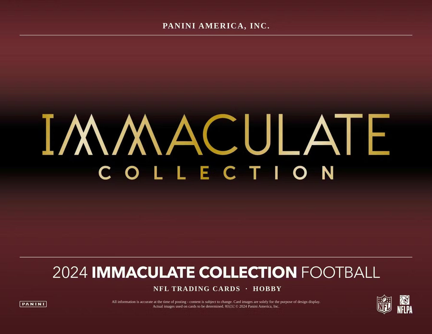 2024 Panini Immaculate Football Hobby Box | Columbia Sports Cards - Columbia Hobby - Sports Card Boxes - Toploaders - Card Savers