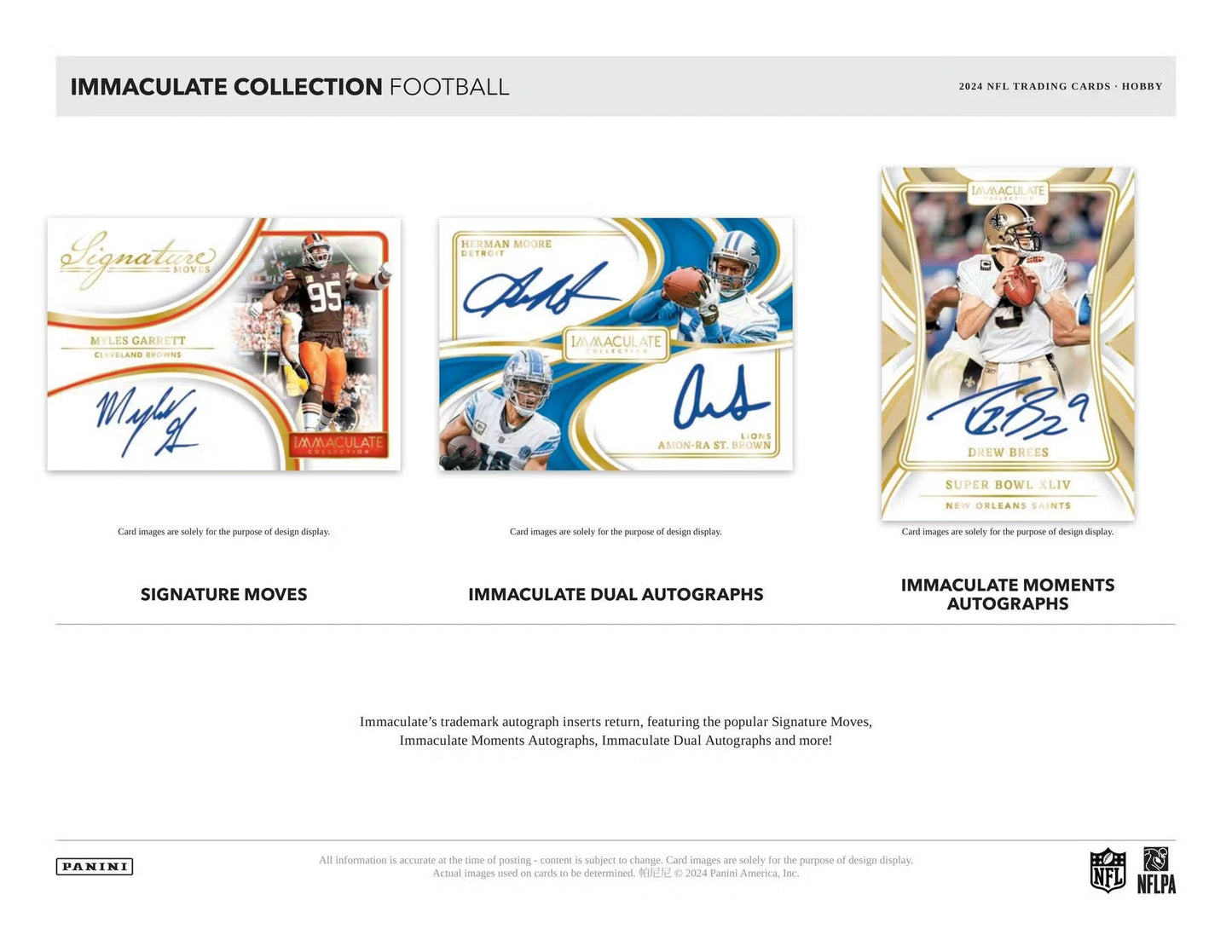 2024 Panini Immaculate Football Hobby Box | Columbia Sports Cards - Columbia Hobby - Sports Card Boxes - Toploaders - Card Savers