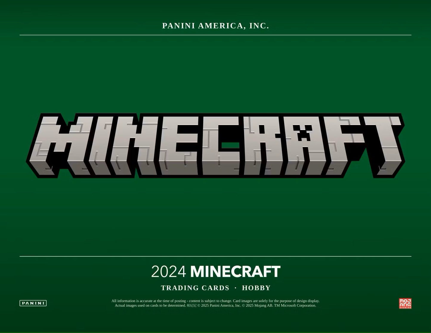 2024 Panini Minecraft Hobby Preferred Box - Columbia Hobby - Sports Card Boxes - Toploaders - Card Savers