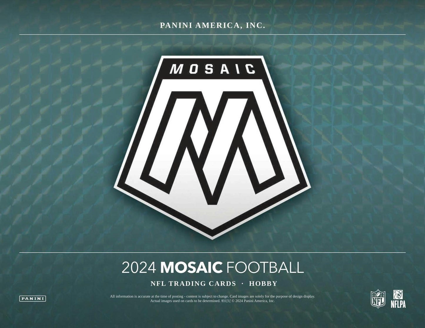 2024 Panini Mosaic Football Hobby Box - Columbia Hobby - Sports Card Boxes - Toploaders - Card Savers