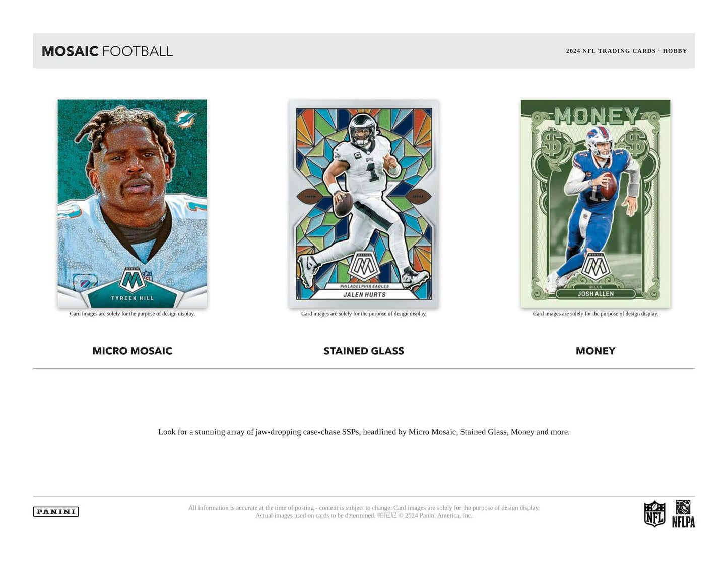 2024 Panini Mosaic Football Hobby Box - Columbia Hobby - Sports Card Boxes - Toploaders - Card Savers