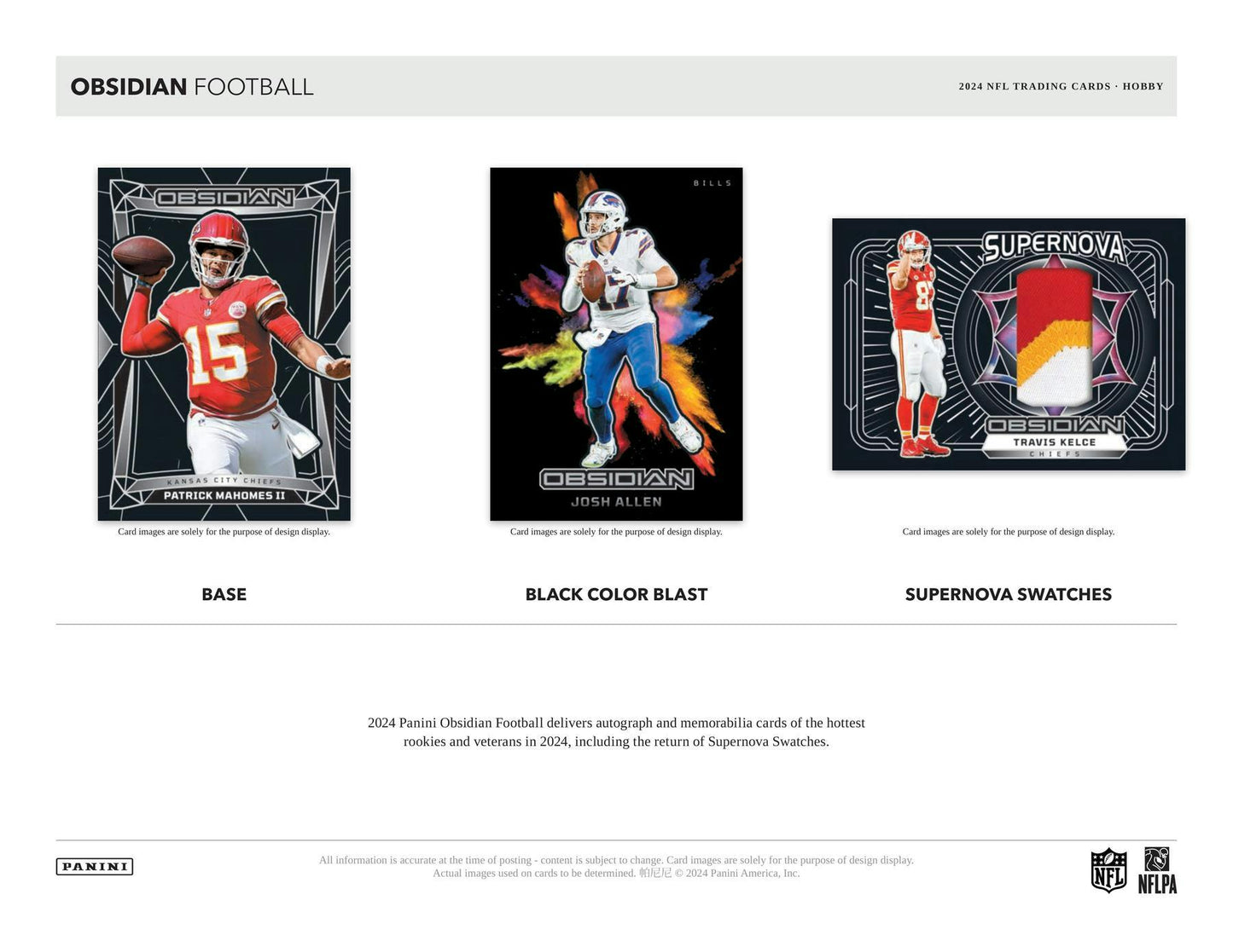 2024 Panini Obsidian Football Hobby Box - Columbia Hobby - Sports Card Boxes - Toploaders - Card Savers