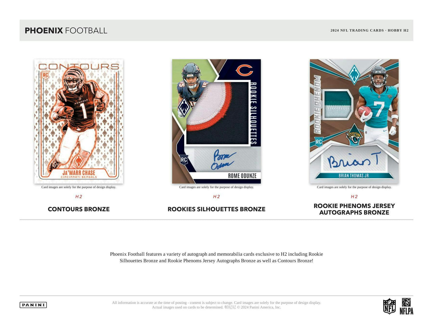 2024 Panini Phoenix Football H2 Box - Columbia Hobby - Sports Card Boxes - Toploaders - Card Savers