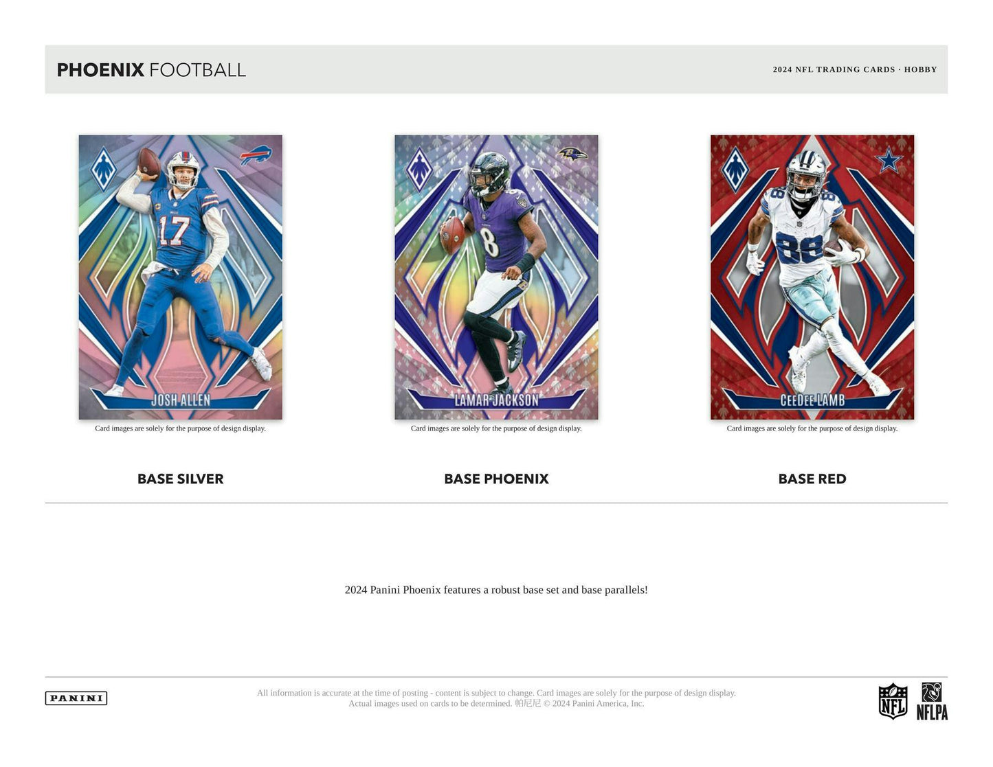 2024 Panini Phoenix Football Hobby Box - Columbia Hobby - Sports Card Boxes - Toploaders - Card Savers