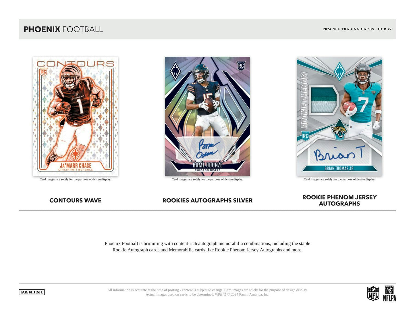 2024 Panini Phoenix Football Hobby Box - Columbia Hobby - Sports Card Boxes - Toploaders - Card Savers