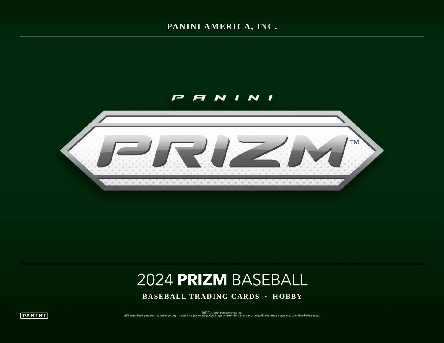 2024 Panini Prizm Baseball Hobby Box - Columbia Hobby - Sports Card Boxes - Toploaders - Card Savers