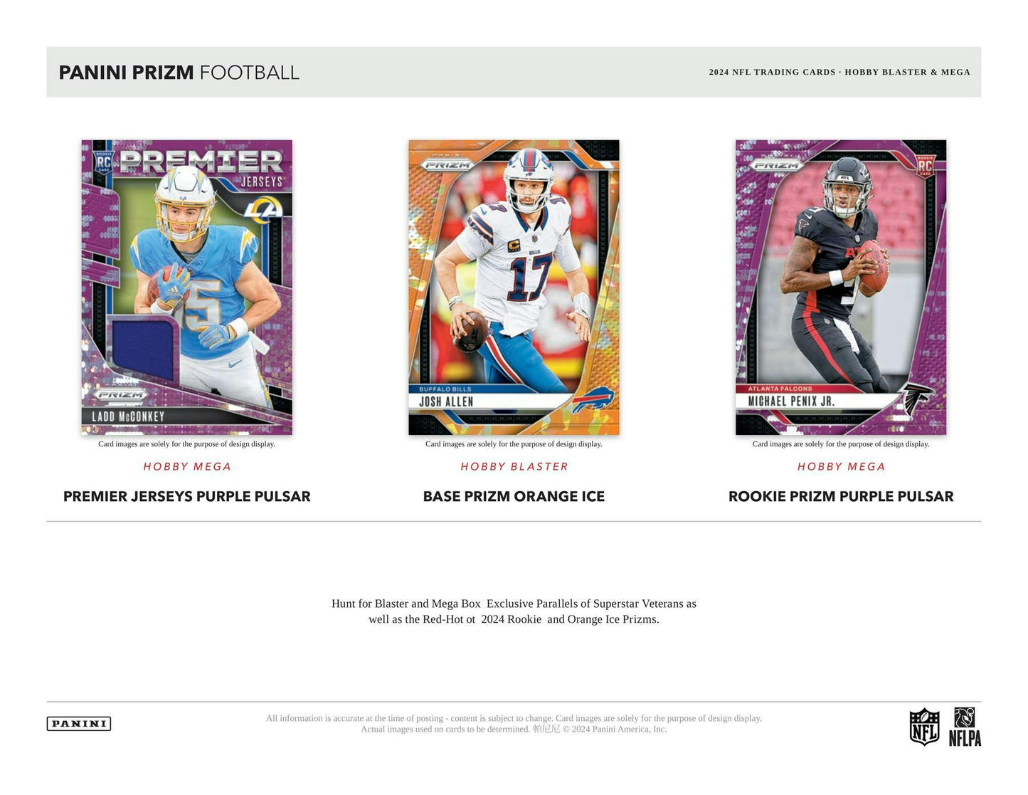 2024 Panini Prizm Football Hobby Mega Box (Purple Pulsar Prizms!) - Columbia Hobby - Sports Card Boxes - Toploaders - Card Savers