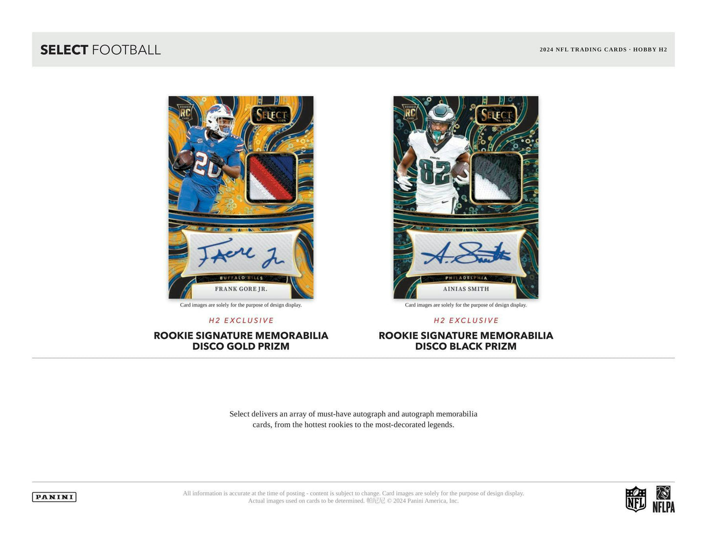 2024 Panini Select Football H2 Box - Columbia Hobby - Sports Card Boxes - Toploaders - Card Savers