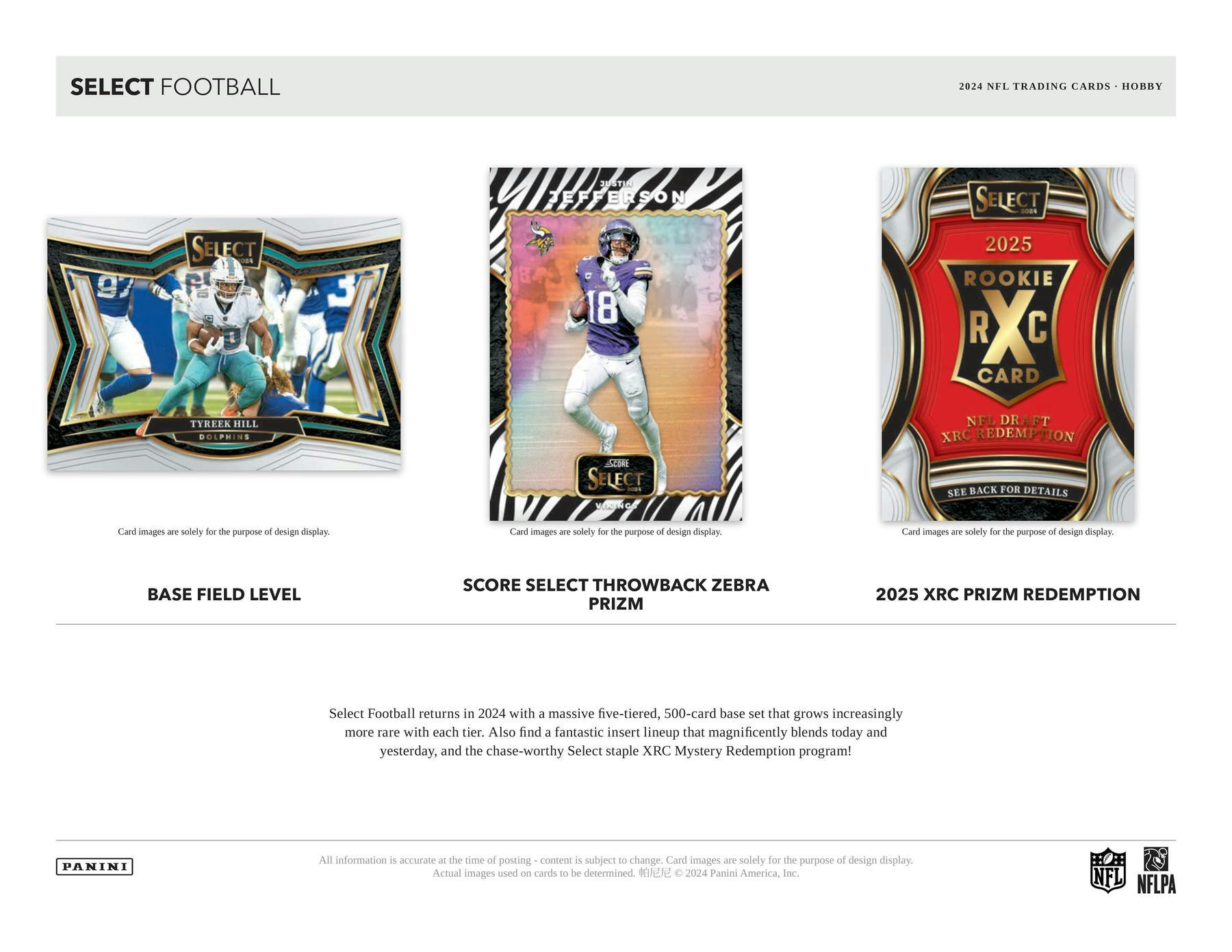 2024 Panini Select Football Hobby Box (Presale) - Columbia Hobby - Sports Card Boxes - Toploaders - Card Savers