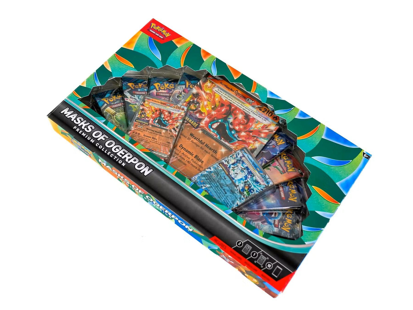 2024 Pokémon Masks of Ogerpon Premium Collection Box | Columbia Sports Cards & More - Columbia Hobby - Sports Card Boxes - Toploaders - Card Savers