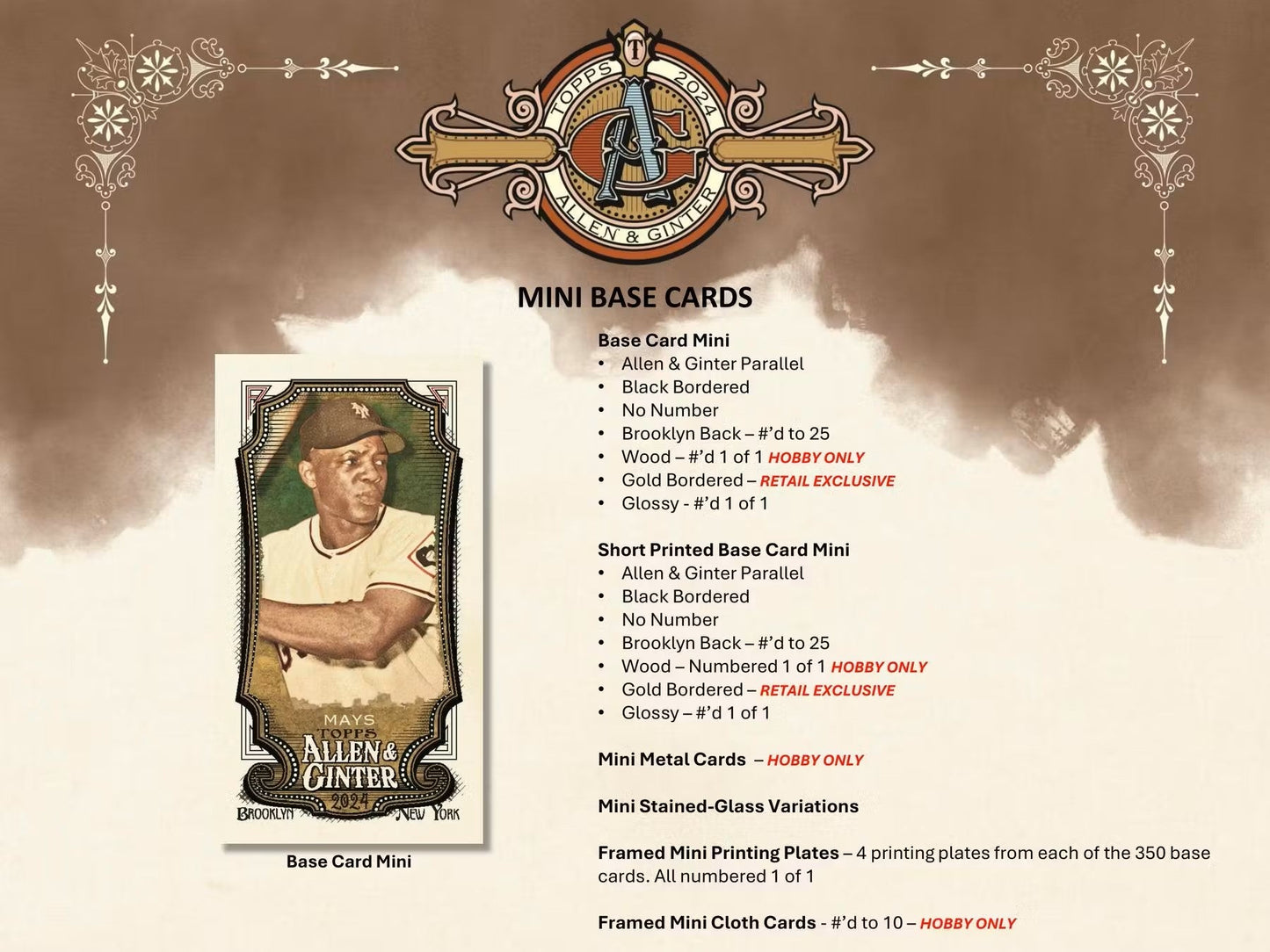 2024 Topps Allen & Ginter Baseball 8 - Pack Blaster Box - Columbia Hobby - Sports Card Boxes - Toploaders - Card Savers