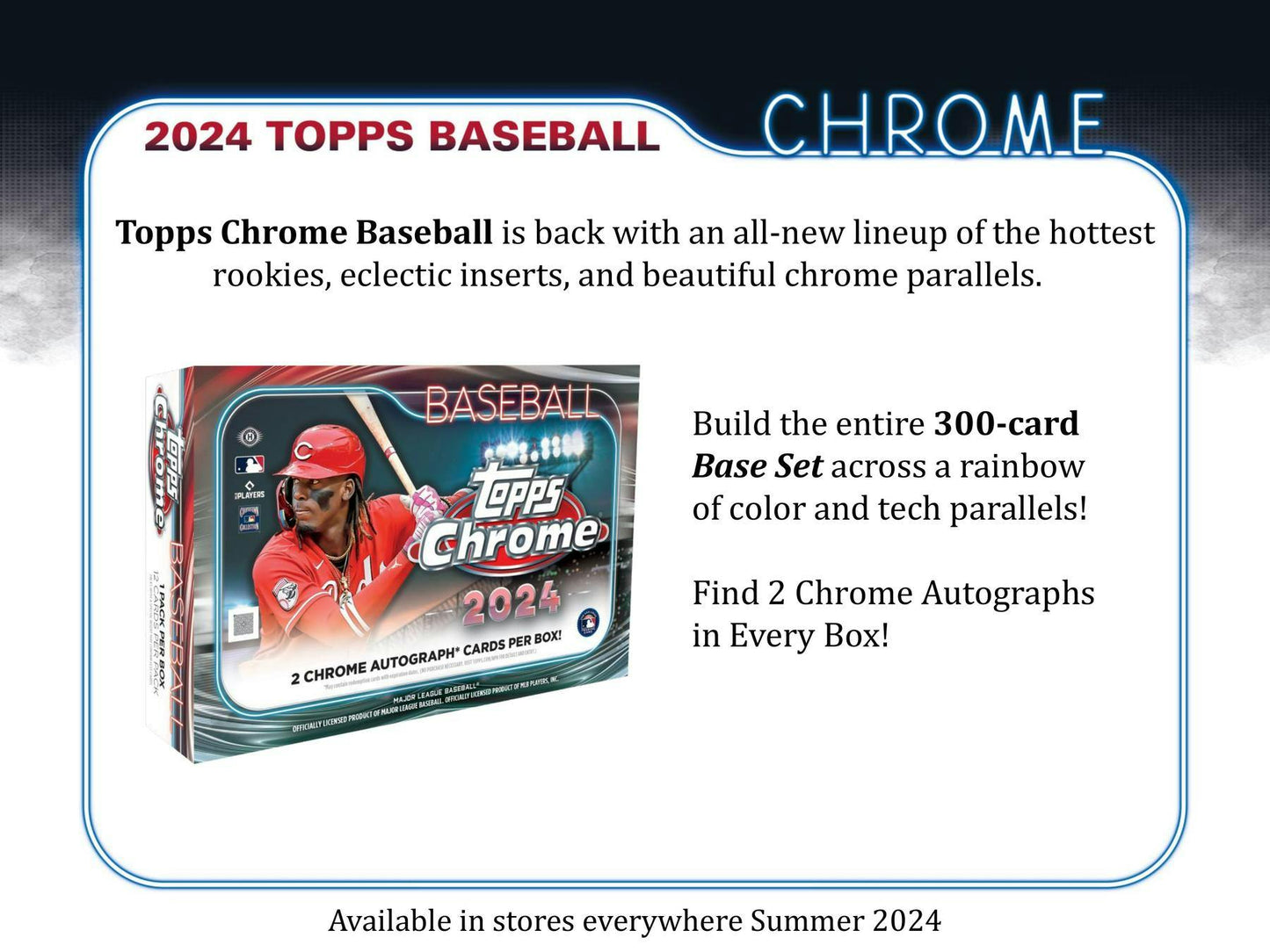 2024 Topps Chrome Baseball Breakers Delight Box - Columbia Hobby - Sports Card Boxes - Toploaders - Card Savers