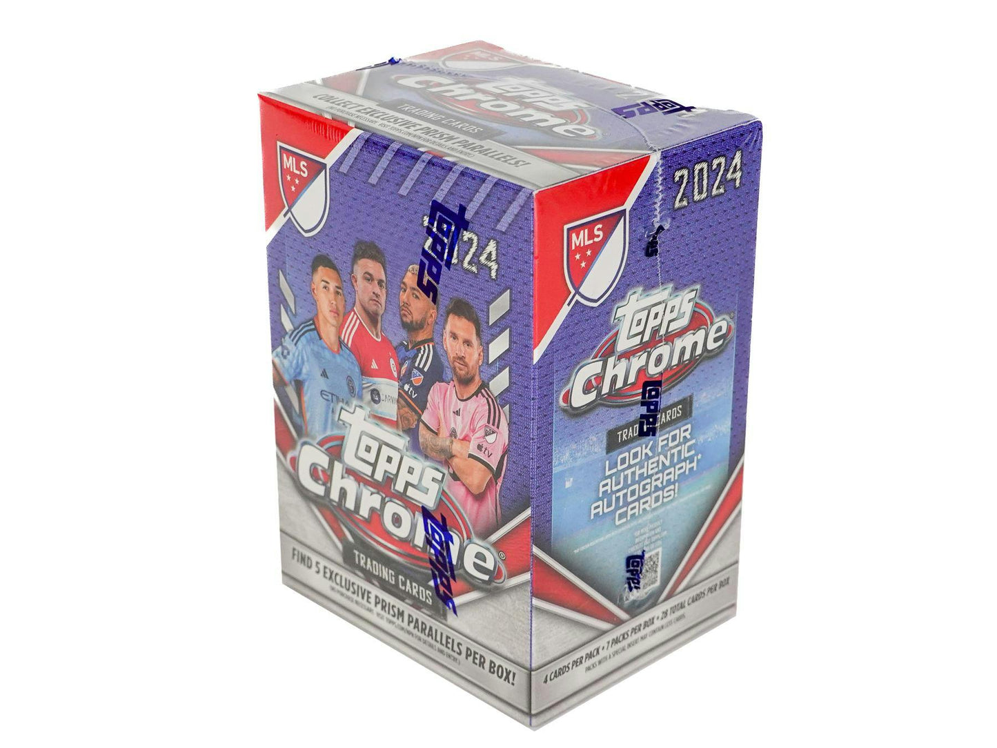 2024 Topps MLS Major League Soccer Chrome 7 - Pack Blaster Box - Columbia Hobby - Sports Card Boxes - Toploaders - Card Savers