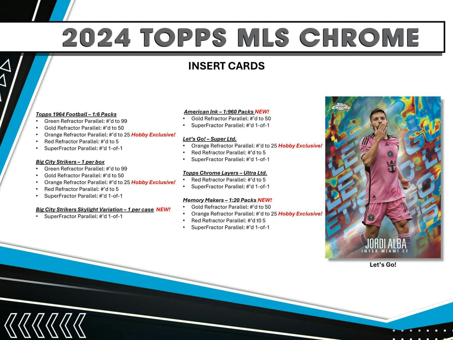 2024 Topps MLS Major League Soccer Chrome Hobby Box - Columbia Hobby - Sports Card Boxes - Toploaders - Card Savers