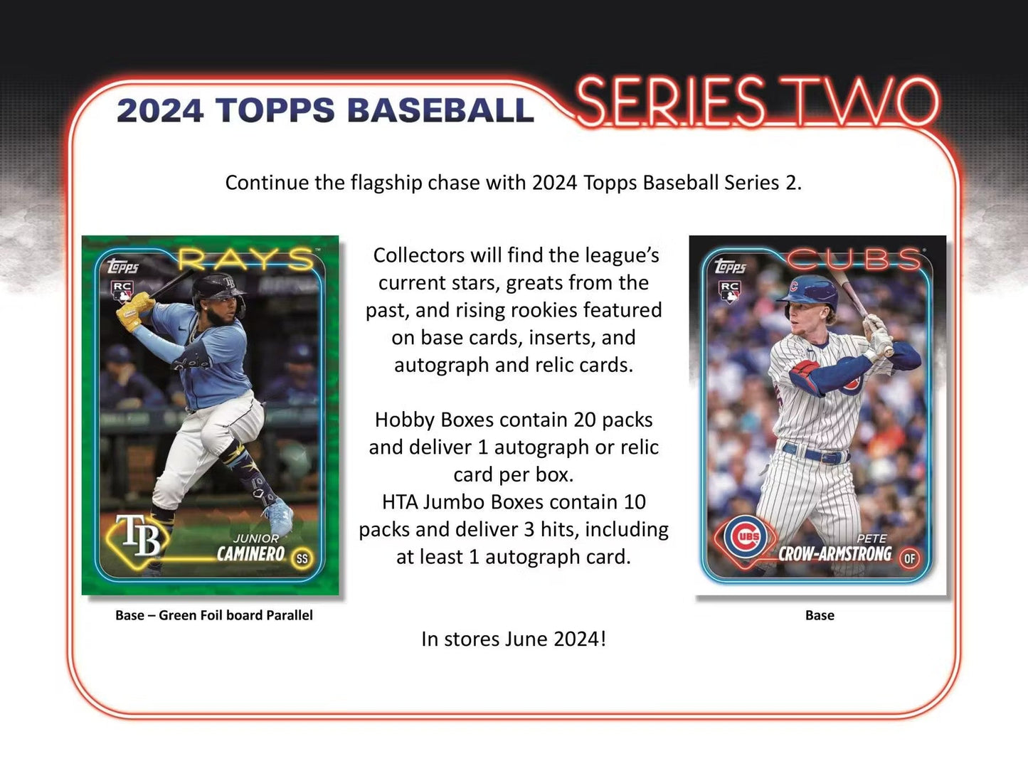 2024 Topps Series 2 Baseball Hobby Box - Columbia Hobby - Sports Card Boxes - Toploaders - Card Savers