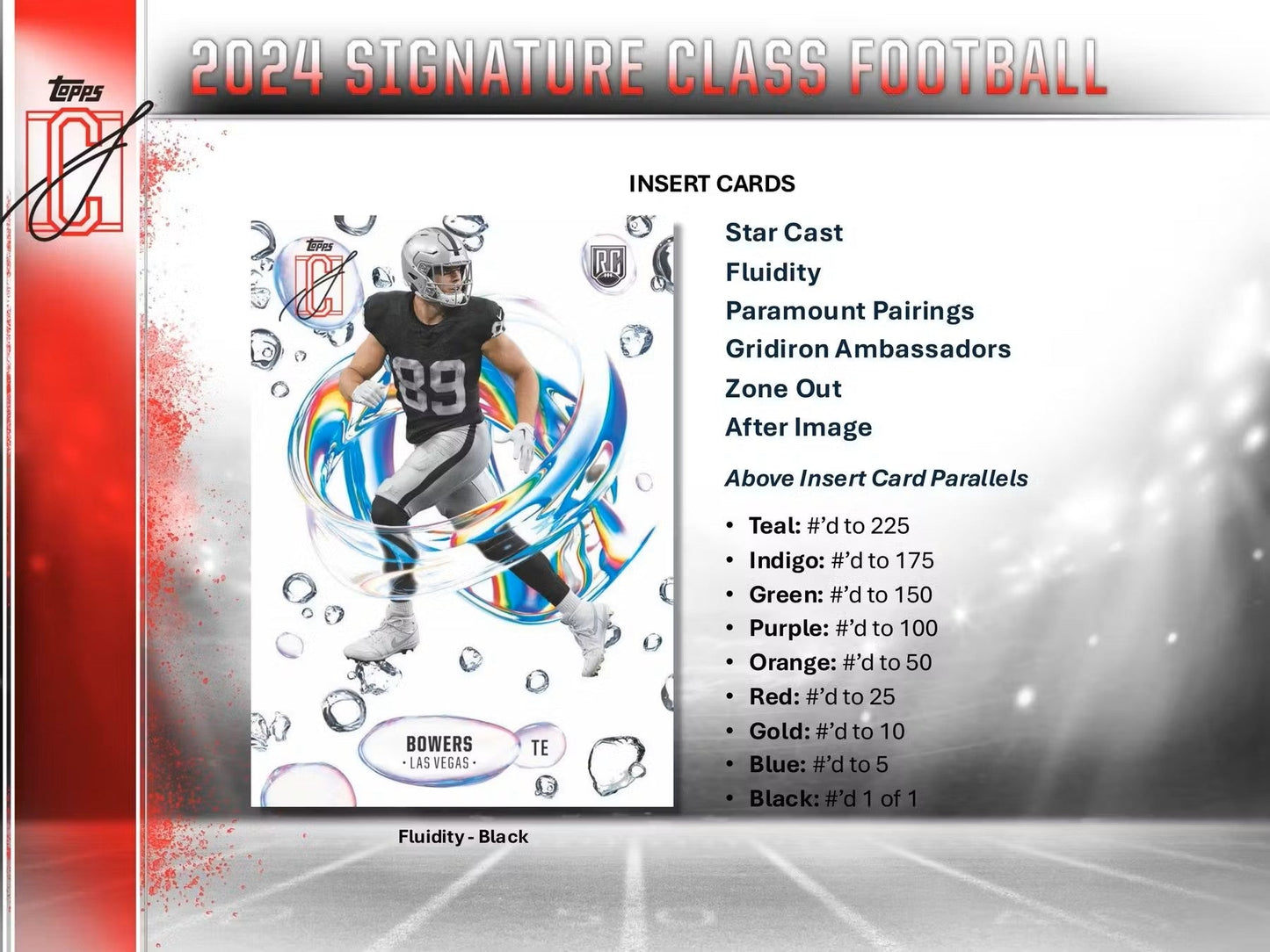 2024 Topps Signature Class Football Mega Box - Columbia Hobby - Sports Card Boxes - Toploaders - Card Savers