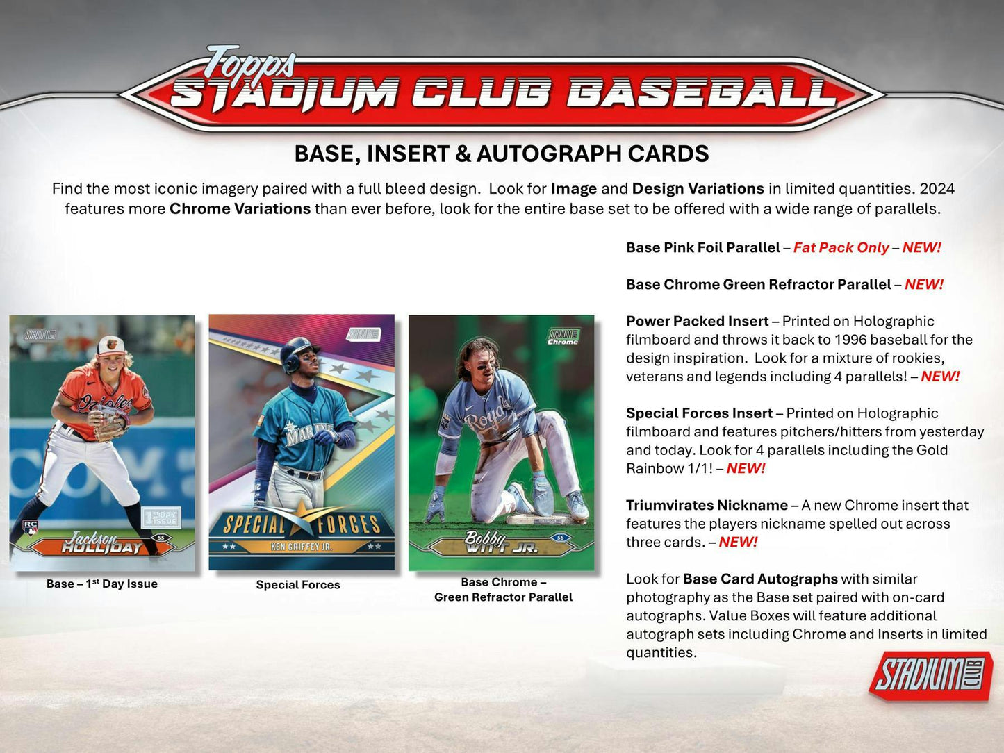 2024 Topps Stadium Club Baseball 8 - Pack Blaster Box - Columbia Hobby - Sports Card Boxes - Toploaders - Card Savers