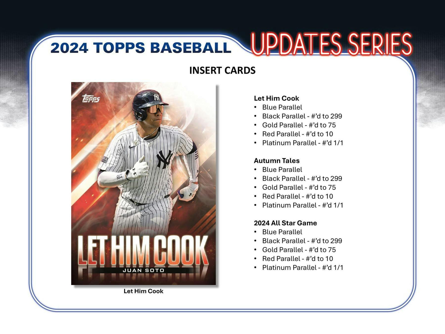 2024 Topps Update Series Baseball Hobby Jumbo Box - Columbia Hobby - Sports Card Boxes - Toploaders - Card Savers
