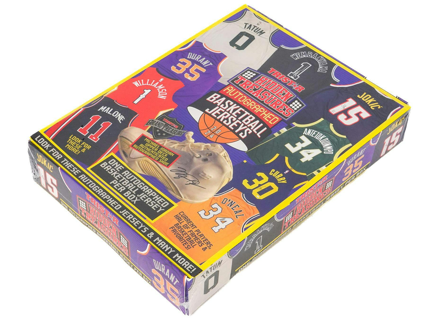 2024 TriStar Hidden Treasures Autographed Basketball Jersey Hobby Box - Columbia Hobby - Sports Card Boxes - Toploaders - Card Savers