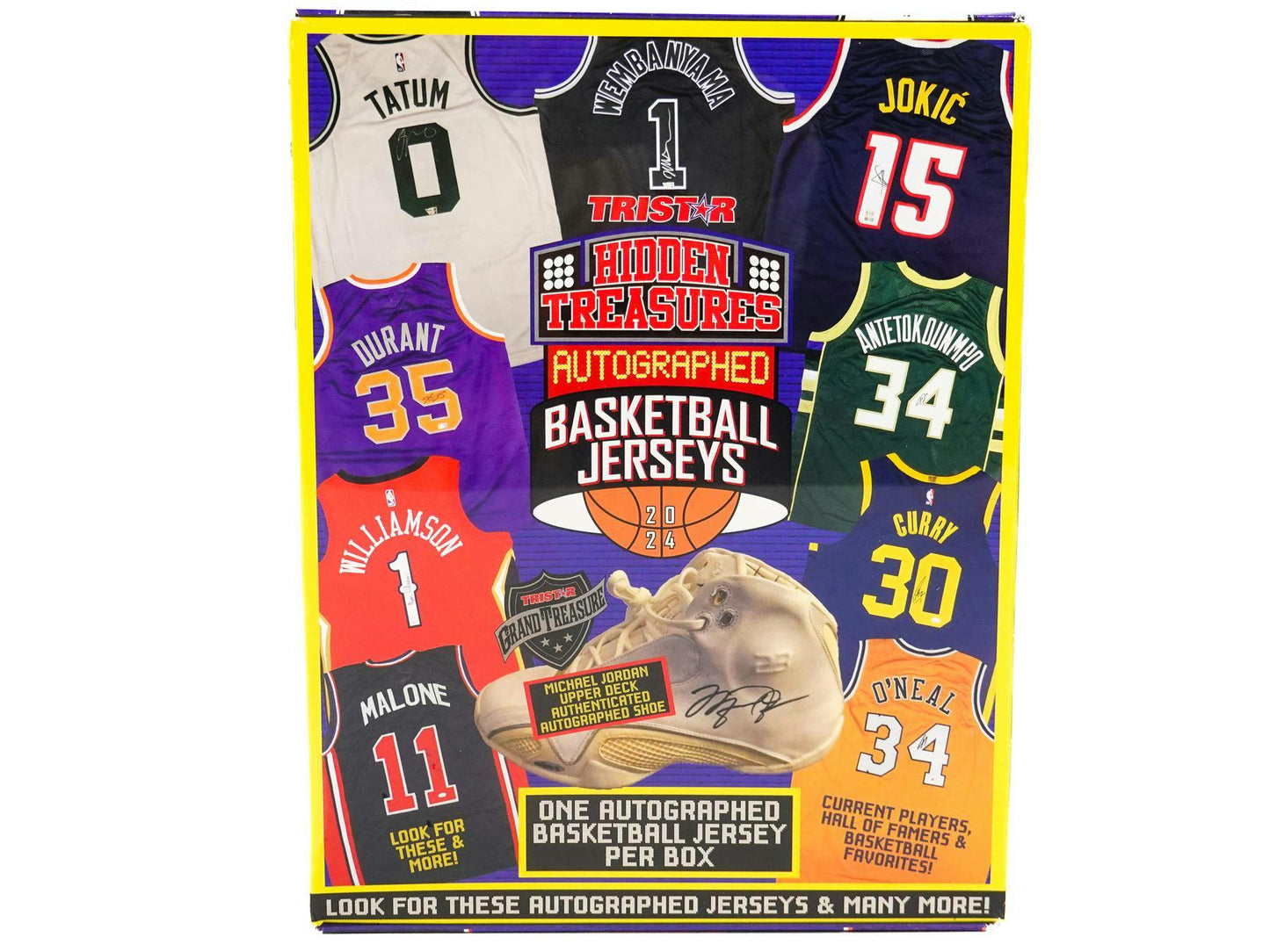 2024 TriStar Hidden Treasures Autographed Basketball Jersey Hobby Box - Columbia Hobby - Sports Card Boxes - Toploaders - Card Savers