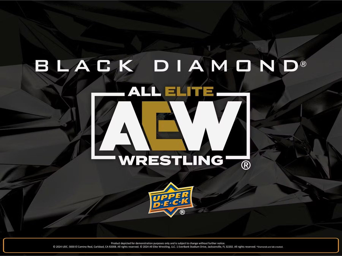 2024 Upper Deck AEW Black Diamond Wrestling Hobby - Columbia Hobby - Sports Card Boxes - Toploaders - Card Savers