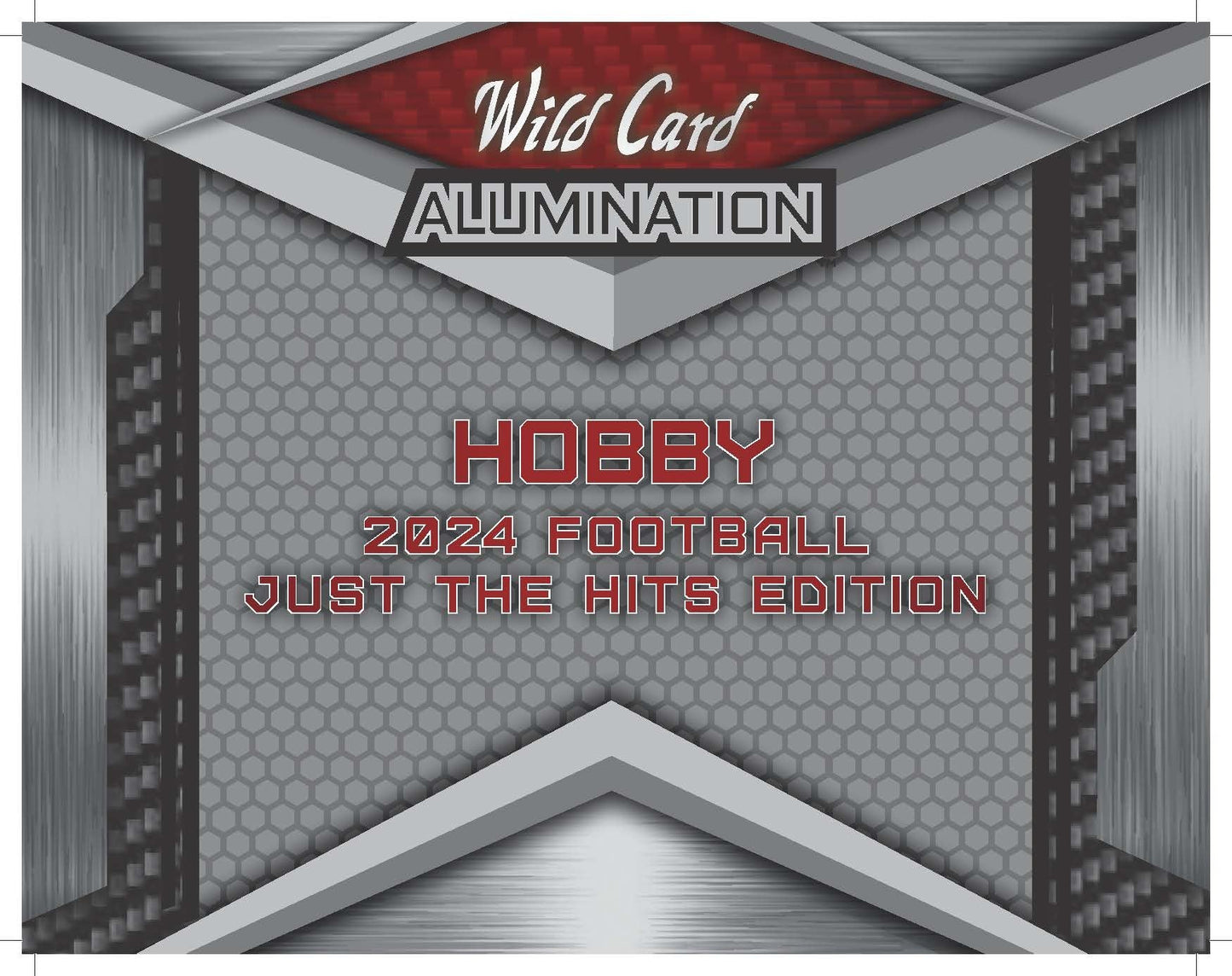 2024 Wild Card Alumination Just The Hits Edition Football Box - Columbia Hobby - Sports Card Boxes - Toploaders - Card Savers