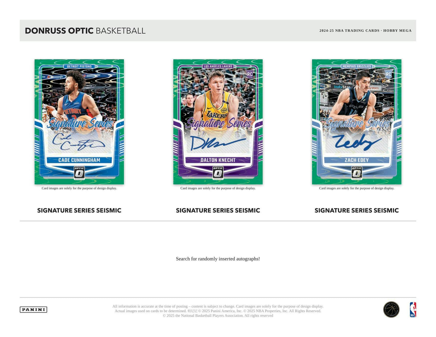 2024/25 Panini Donruss Optic Basketball Hobby Mega Box | Columbia Sports Cards - Columbia Hobby - Sports Card Boxes - Toploaders - Card Savers