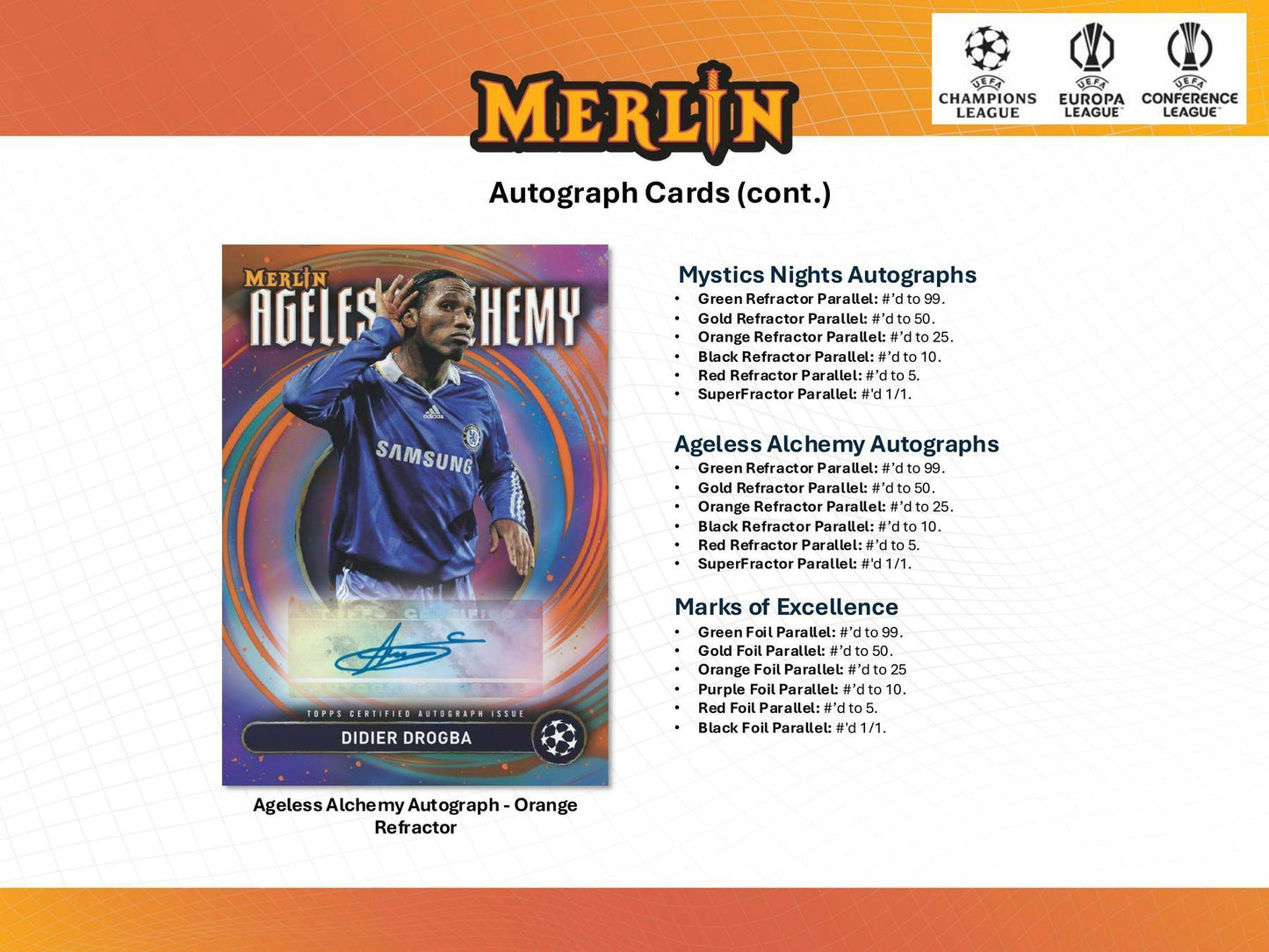 2024/25 Topps Chrome Merlin UEFA Soccer 7 - Pack Blaster Box (POS) - Columbia Hobby - Sports Card Boxes - Toploaders - Card Savers