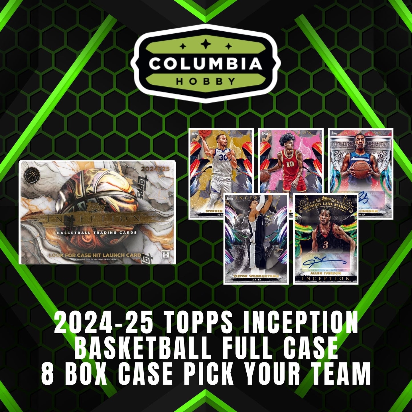 2024/25 Topps Inception Basketball Hobby Box | Columbia Sports Cards - Columbia Hobby - Sports Card Boxes - Toploaders - Card Savers