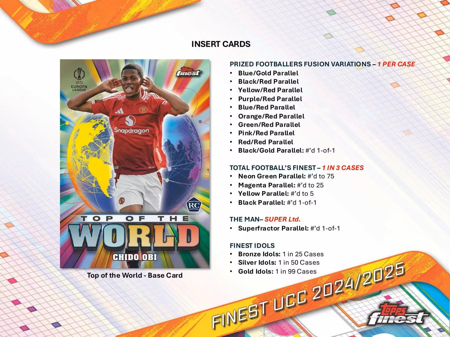 2024/25 Topps UEFA Club Competitions Finest Soccer Hobby Box - Columbia Hobby - Sports Card Boxes - Toploaders - Card Savers