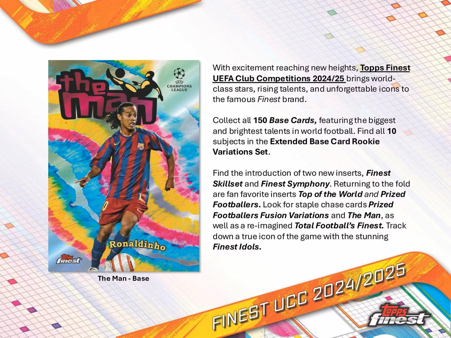 2024/25 Topps UEFA Club Competitions Finest Soccer Hobby Box - Columbia Hobby - Sports Card Boxes - Toploaders - Card Savers
