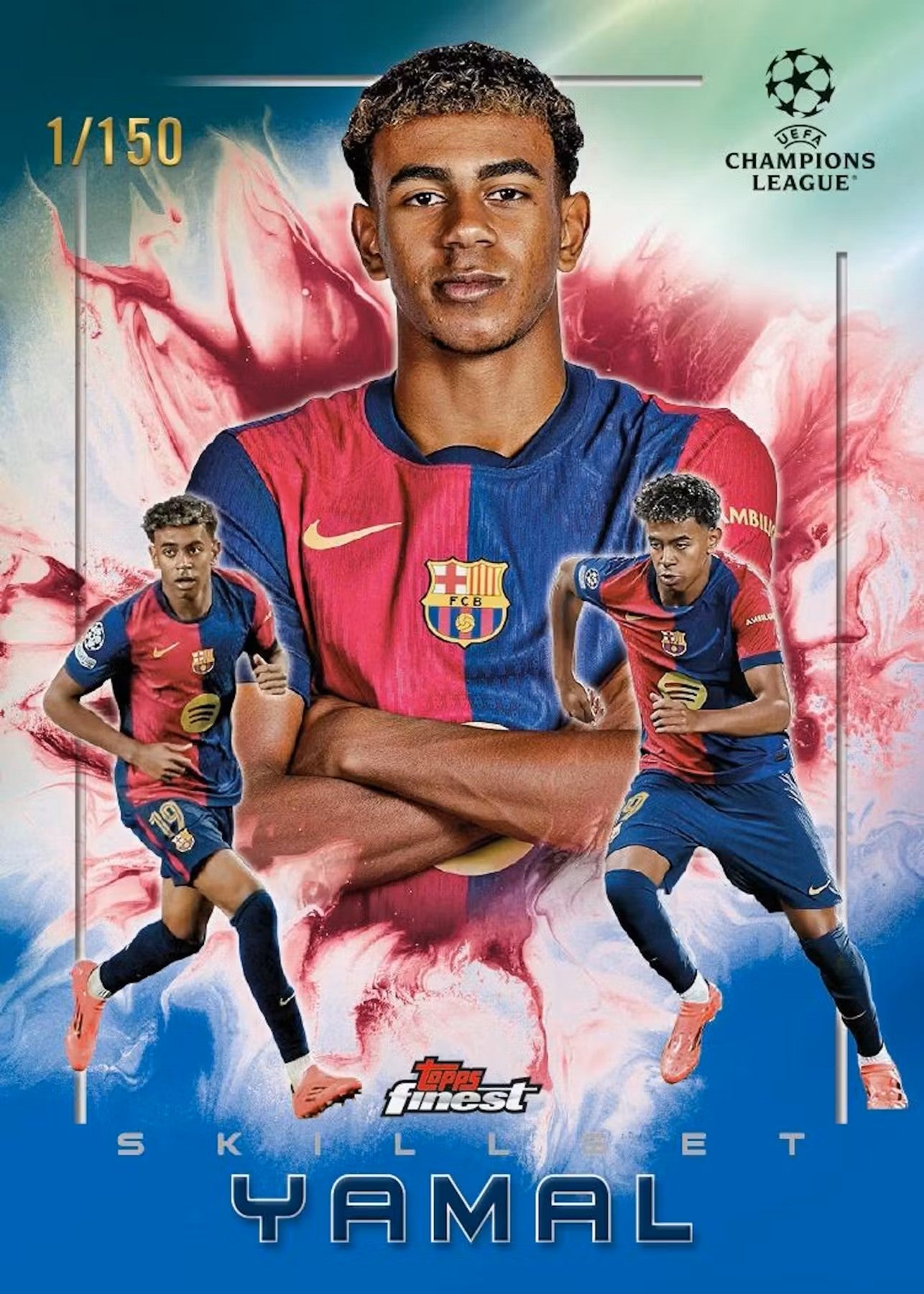 2024/25 Topps UEFA Club Competitions Finest Soccer Hobby Box - Columbia Hobby - Sports Card Boxes - Toploaders - Card Savers