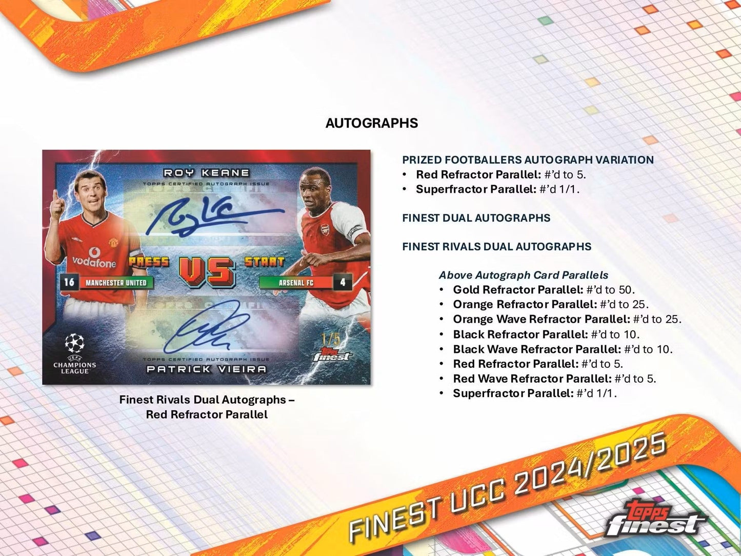 2024/25 Topps UEFA Club Competitions Finest Soccer Hobby Box - Columbia Hobby - Sports Card Boxes - Toploaders - Card Savers