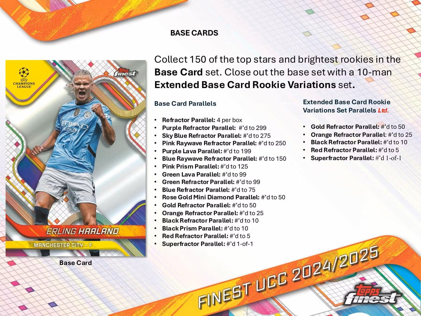 2024/25 Topps UEFA Club Competitions Finest Soccer Hobby Box - Columbia Hobby - Sports Card Boxes - Toploaders - Card Savers