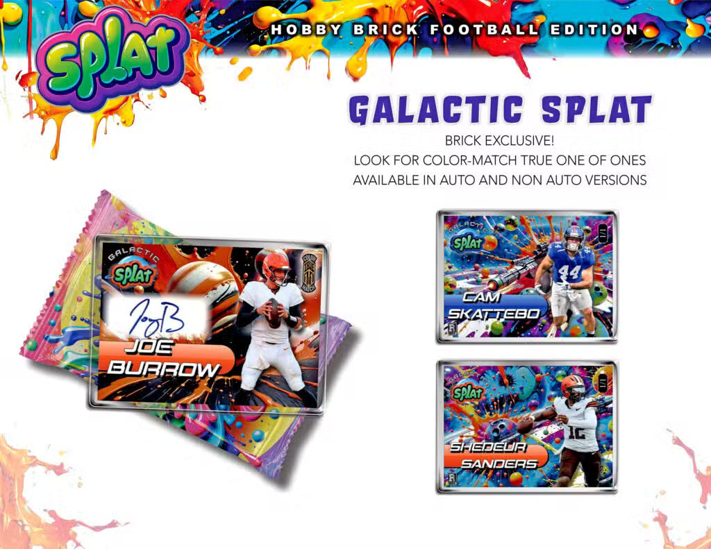 2025 Wild Card Splat Football Cards Breakers Brick Box | Columbia Sports Cards