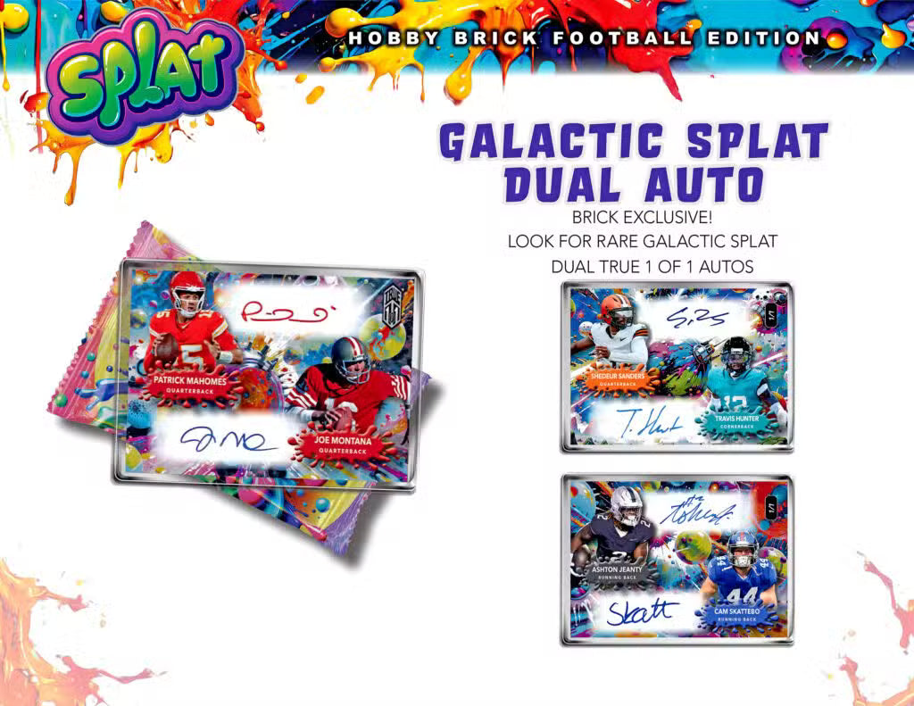 2025 Wild Card Splat Football Cards Breakers Brick Box | Columbia Sports Cards