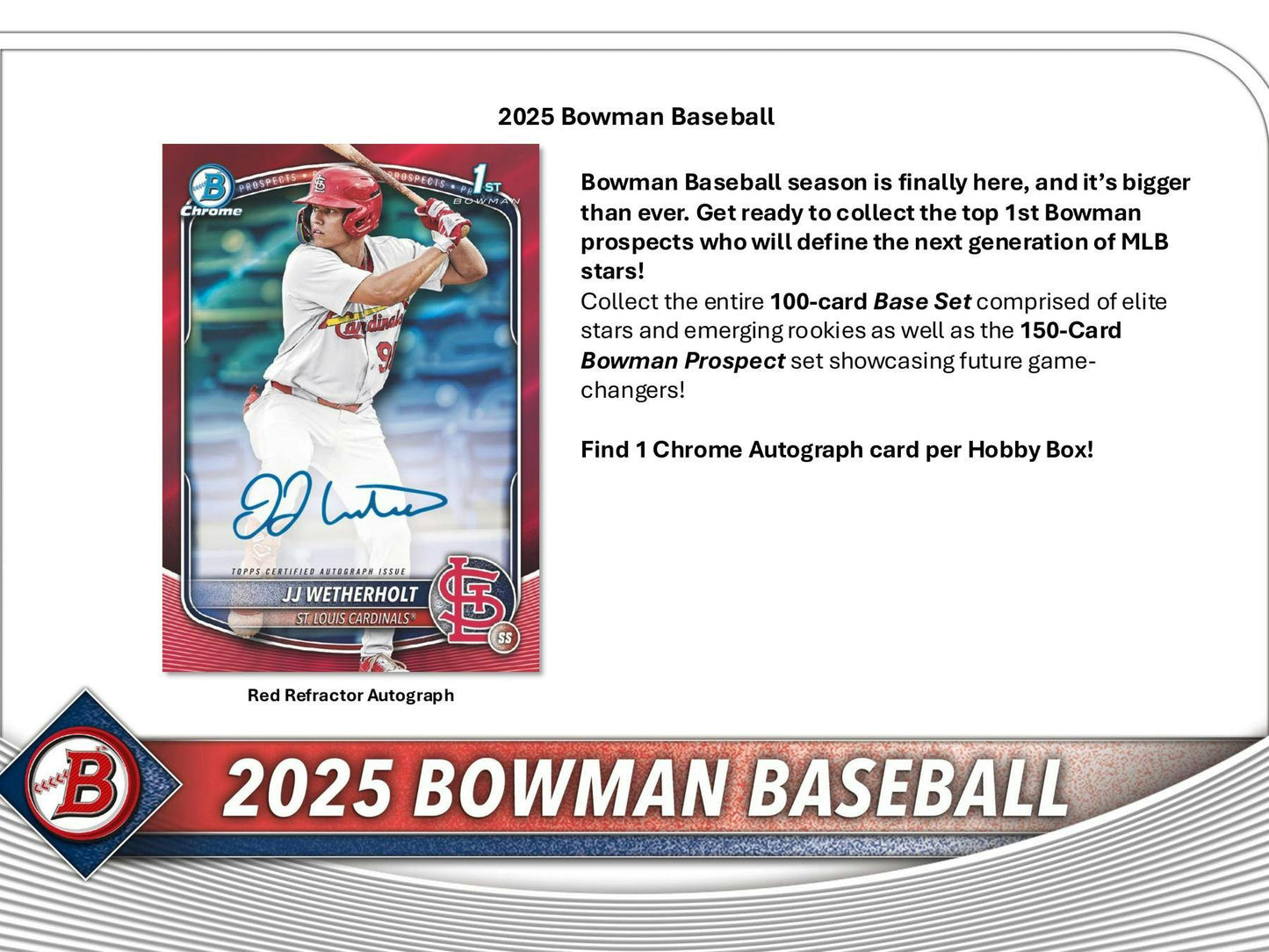 2025 Bowman Baseball Hobby Box - Columbia Hobby - Sports Card Boxes - Toploaders - Card Savers