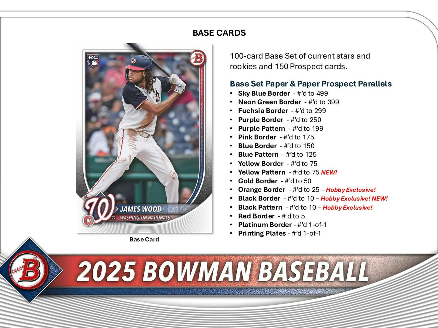 2025 Bowman Baseball Hobby Box - Columbia Hobby - Sports Card Boxes - Toploaders - Card Savers