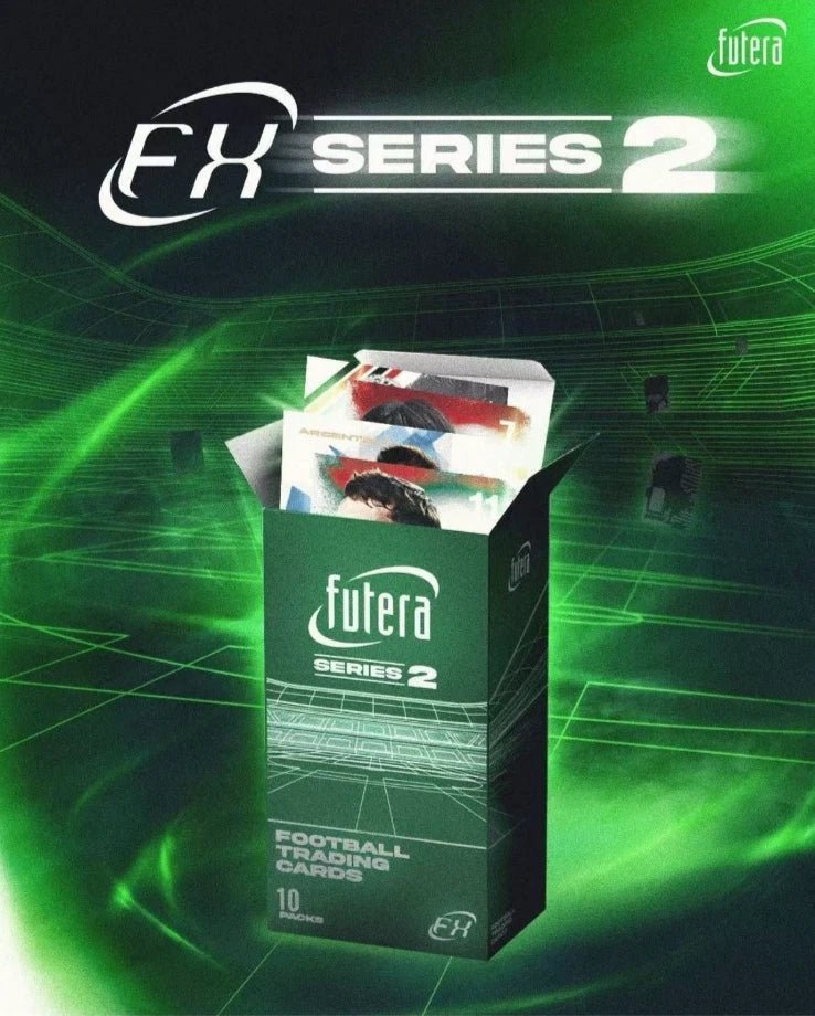 2025 Futera World Football (Soccer) FX Series 2 Hobby Box - Columbia Hobby - Sports Card Boxes - Toploaders - Card Savers