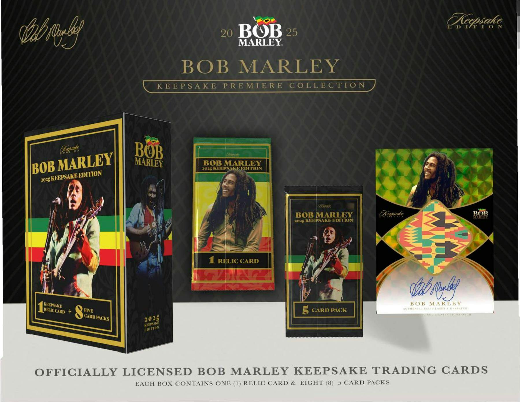 2025 Keepsake Bob Marley Collection Hobby Box | Columbia Sports Cards - Columbia Hobby - Sports Card Boxes - Toploaders - Card Savers