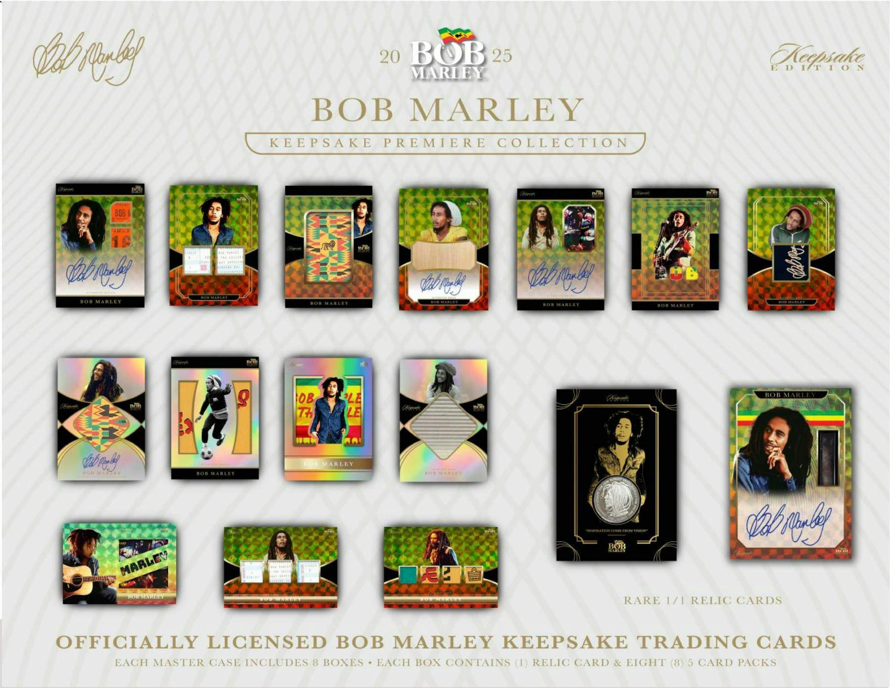 2025 Keepsake Bob Marley Collection Hobby Box | Columbia Sports Cards - Columbia Hobby - Sports Card Boxes - Toploaders - Card Savers