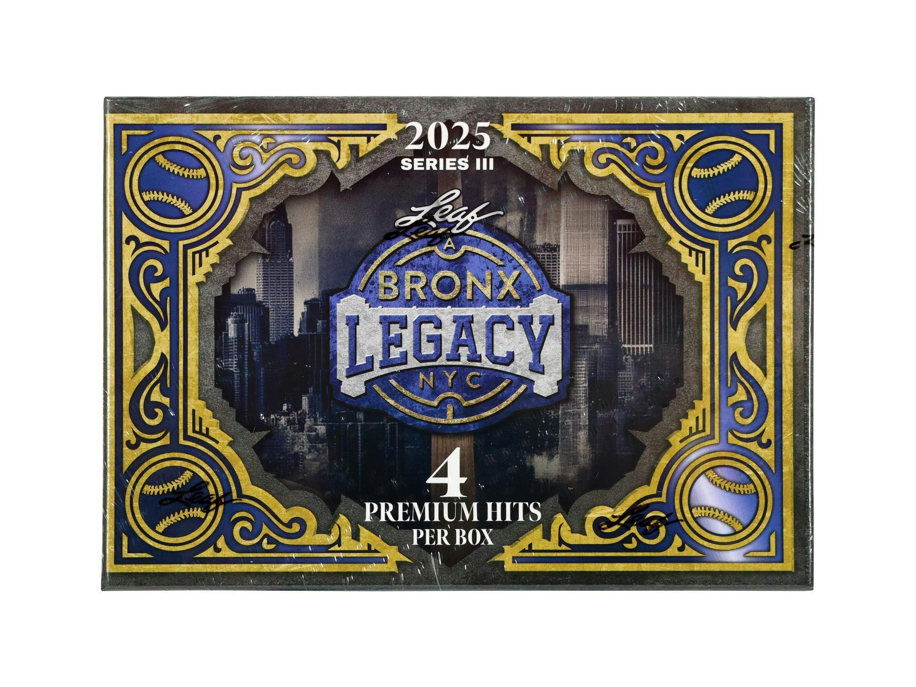 2025 Leaf Bronx Legacy Baseball Hobby Box | Columbia Sports Cards