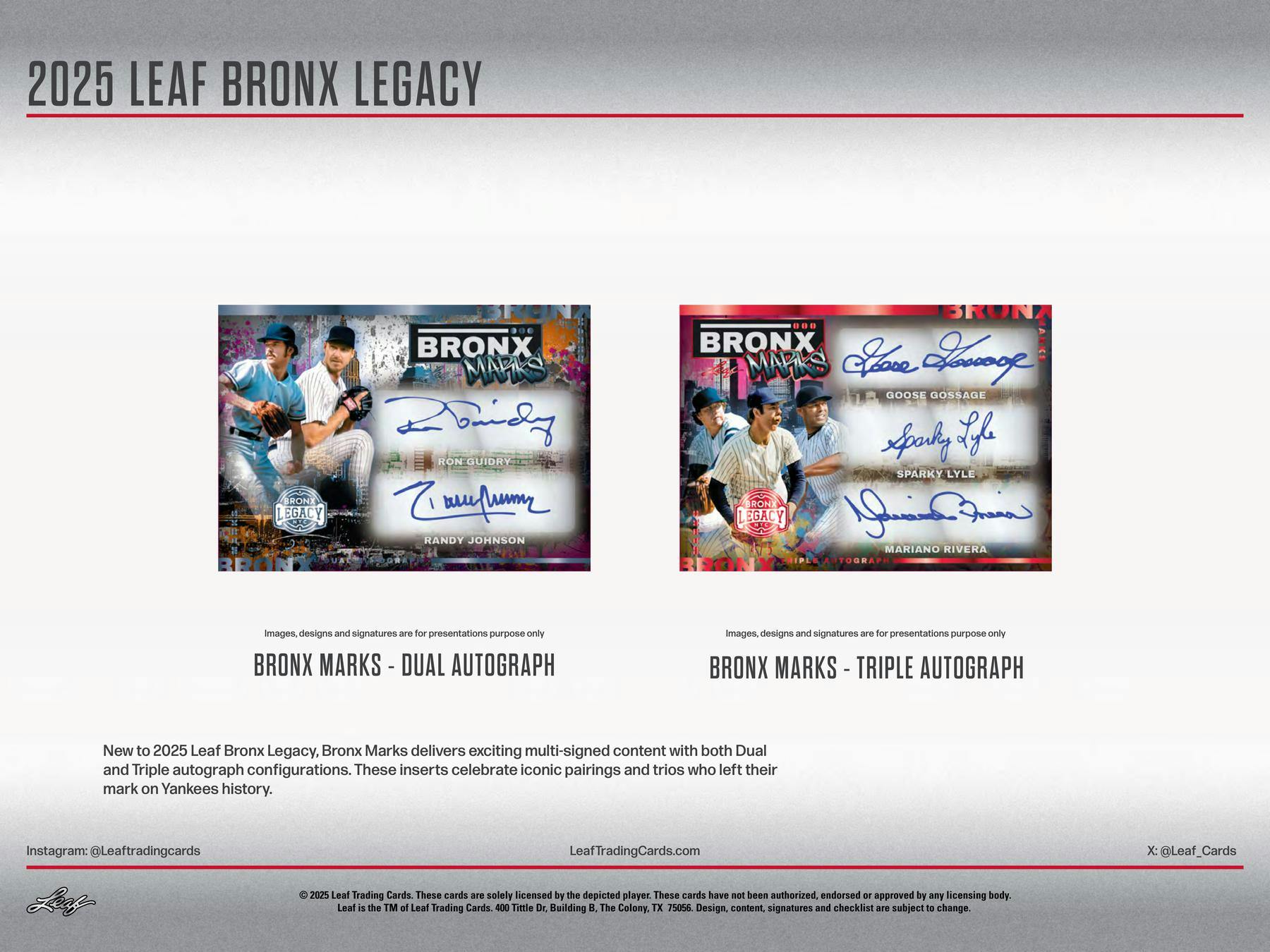 2025 Leaf Bronx Legacy Baseball Hobby Box | Columbia Sports Cards - Columbia Hobby - Sports Card Boxes - Toploaders - Card Savers