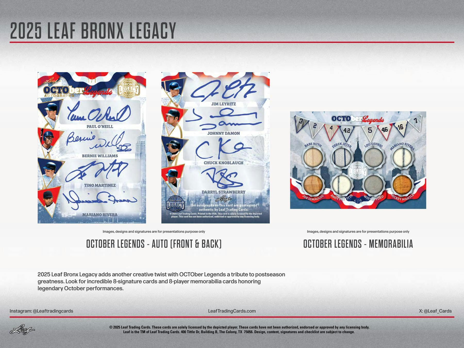 2025 Leaf Bronx Legacy Baseball Hobby Box | Columbia Sports Cards - Columbia Hobby - Sports Card Boxes - Toploaders - Card Savers