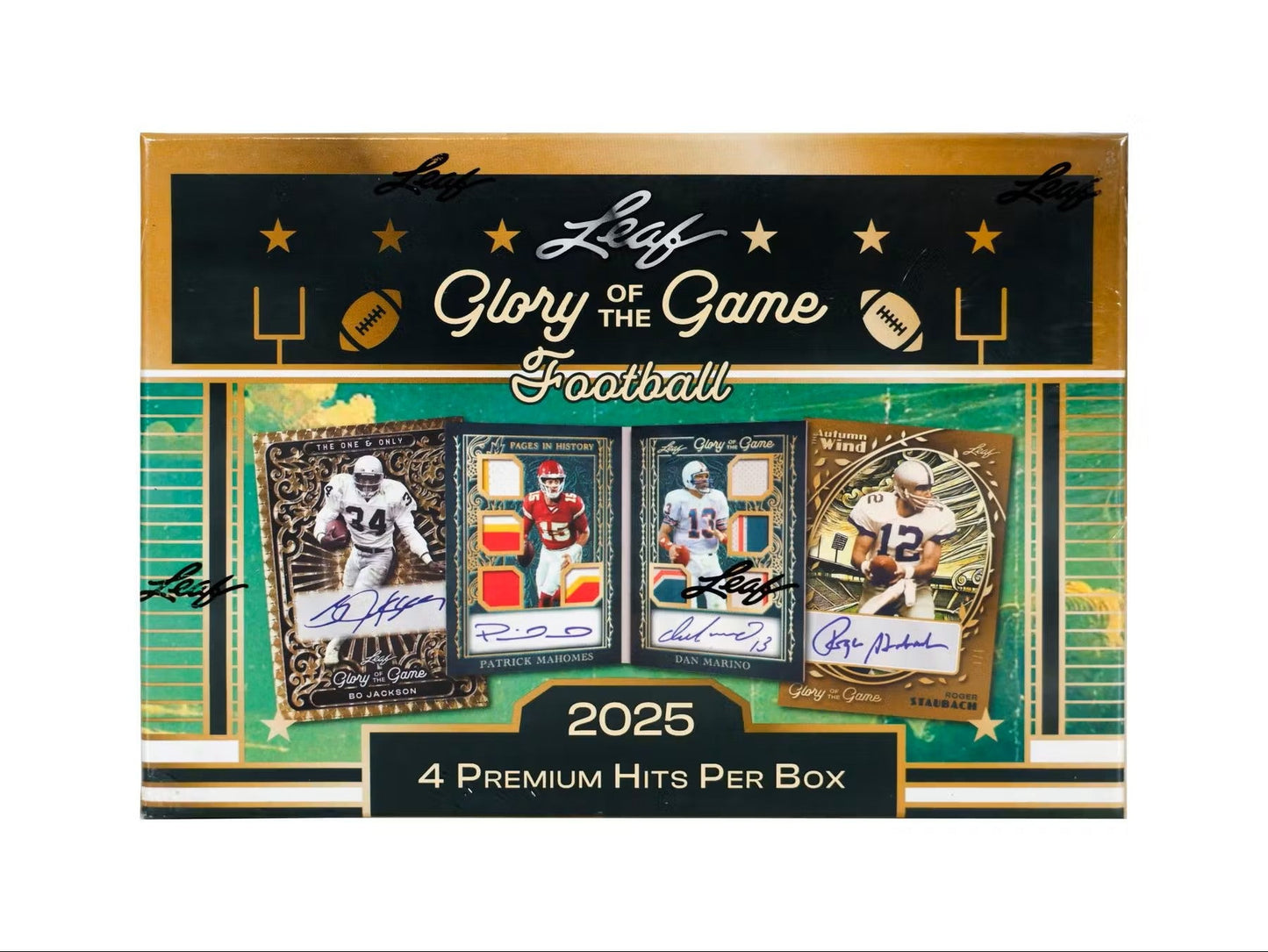 2025 Leaf Glory of the Game Football Hobby Box | Columbia Sports Cards - Columbia Hobby - Sports Card Boxes - Toploaders - Card Savers