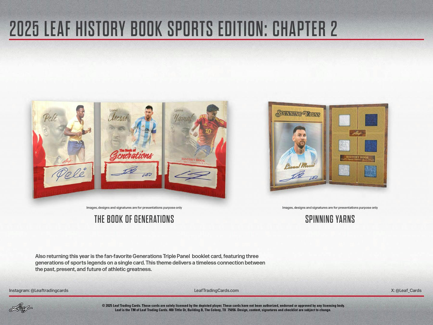 2025 Leaf History Book Sports Edition: Chapter 2 Hobby Box | Columbia Sports Cards - Columbia Hobby - Sports Card Boxes - Toploaders - Card Savers