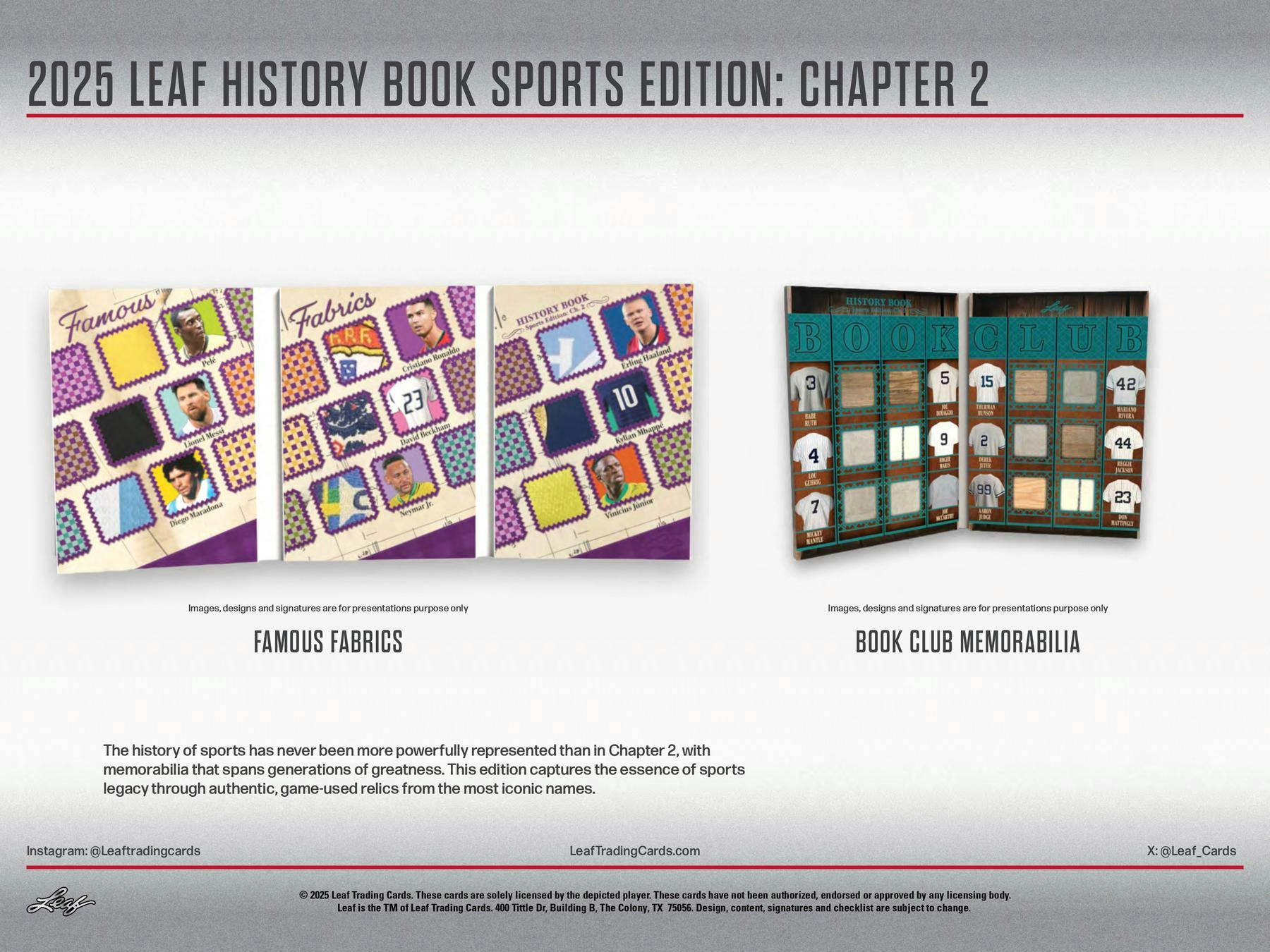 2025 Leaf History Book Sports Edition: Chapter 2 Hobby Box | Columbia Sports Cards - Columbia Hobby - Sports Card Boxes - Toploaders - Card Savers